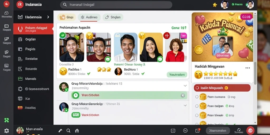 Tampilan utama game 6RT yang menarik.