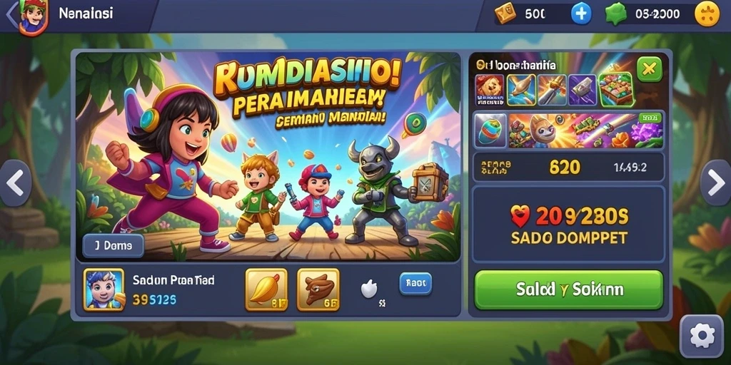 Tampilan antarmuka pengguna yang intuitif.