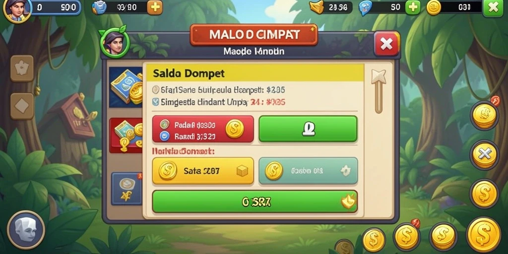 Tampilan menu utama yang menarik dan mudah dinavigasi.