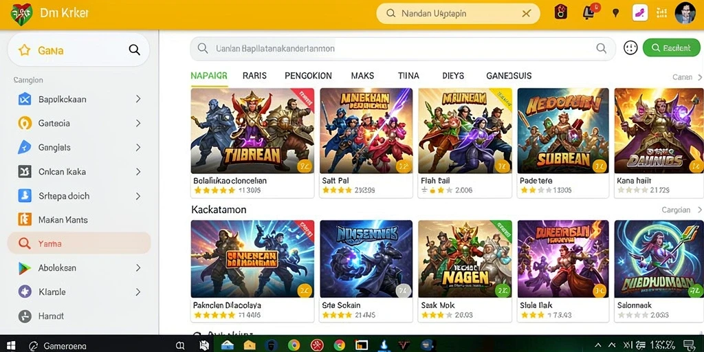 Screenshot tampilan awal game CV777 dengan tema menarik.