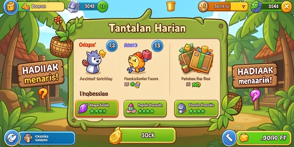 Tampilan antarmuka yang menarik dan mudah digunakan.