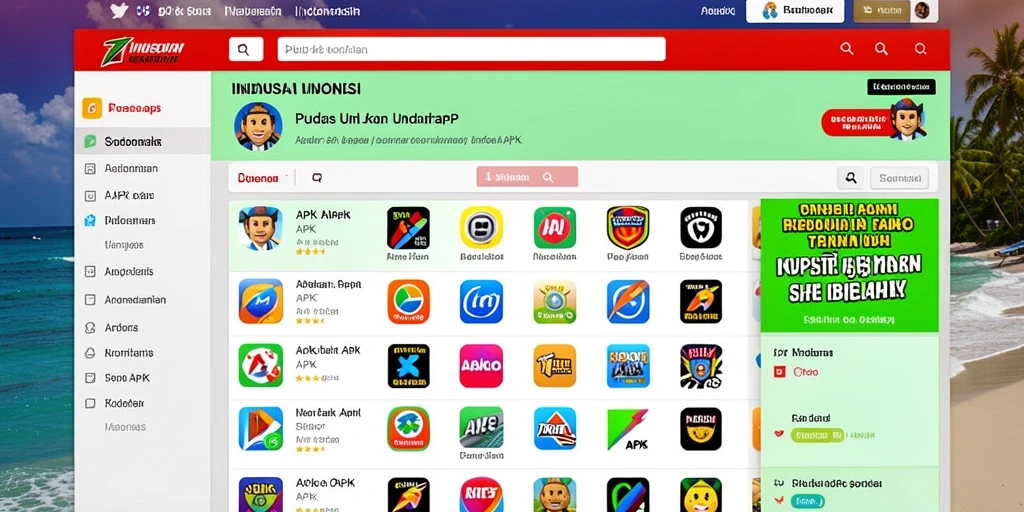 Tampilan karakter kustomisasi yang menarik.
