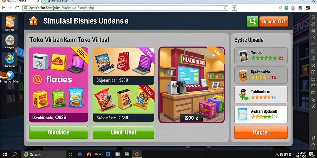 Tampilan awal game yang menarik.