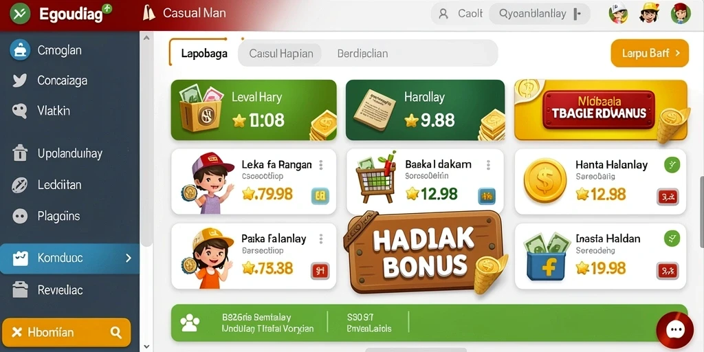 Tampilan antarmuka pengguna yang intuitif dan menarik.
