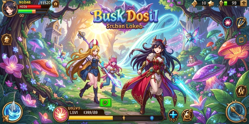 Tangkapan layar menunjukkan gameplay seru NK666.