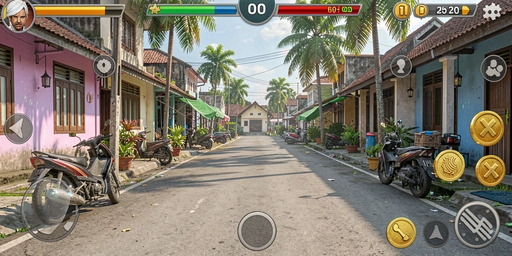 Tampilan karakter yang mengesankan dalam NOX123.