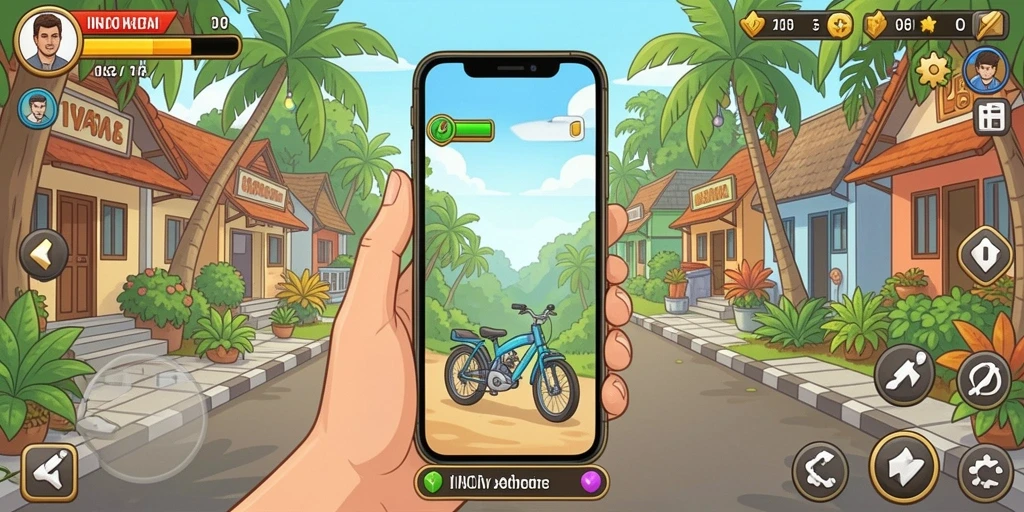 Tangkapan layar menunjukkan pertempuran epik dalam game.