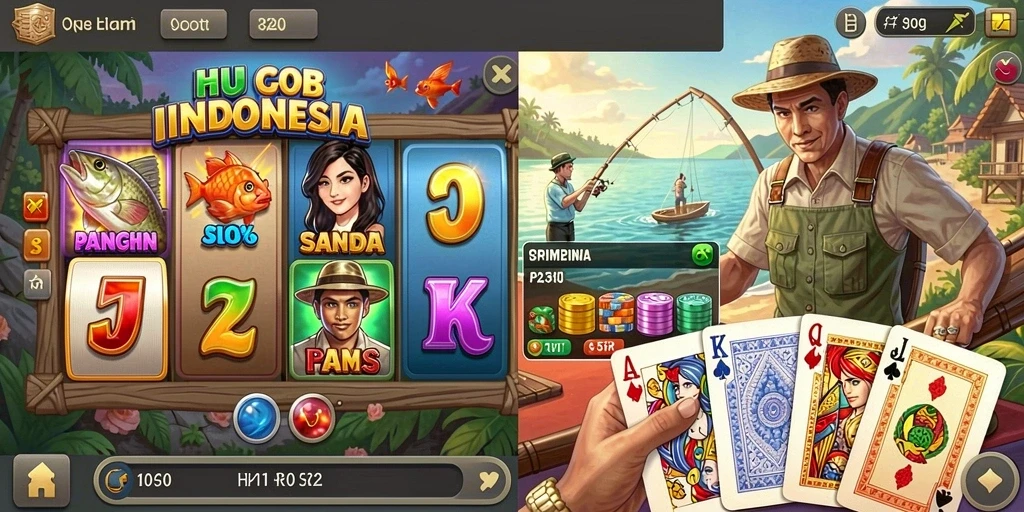 Tampilan awal yang menarik dan user-friendly.